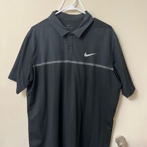 ⛳️ 🔥 Nike Dri Fit Golf Black/Silver Polo